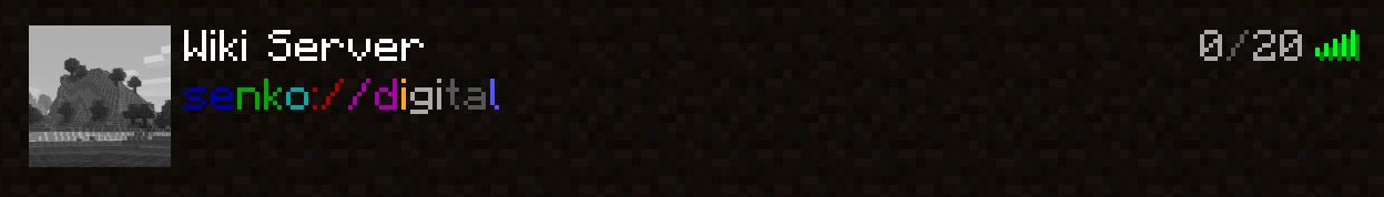 server name in minecraft