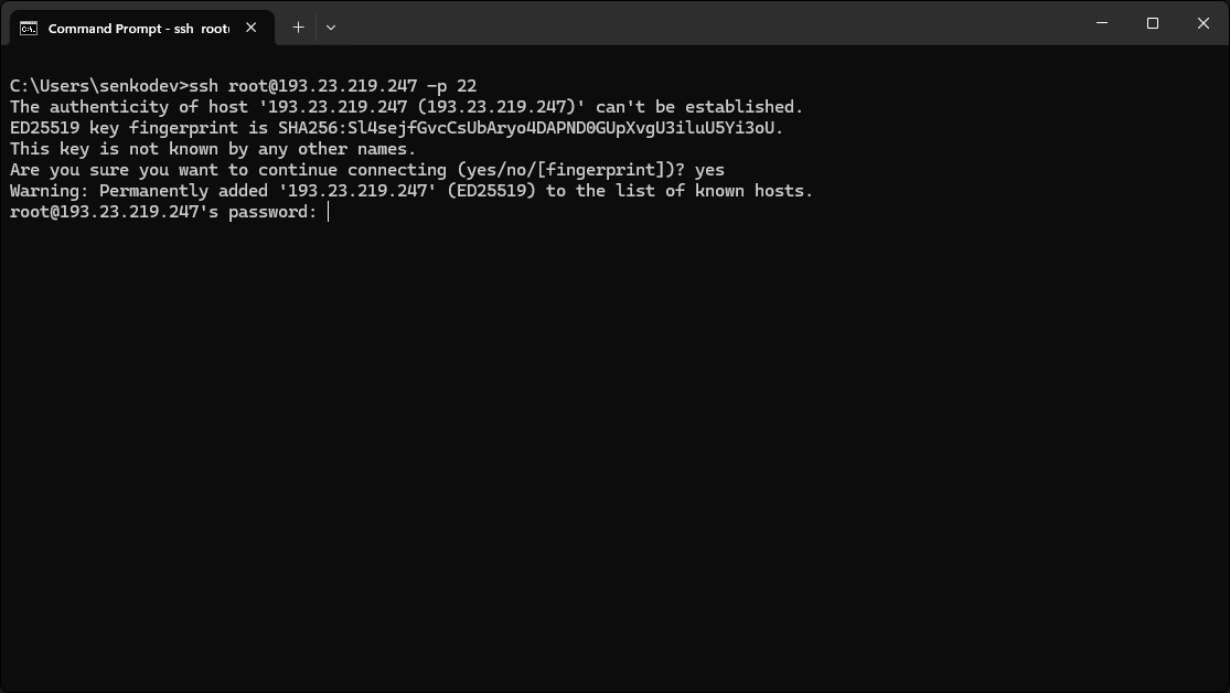 Enter SSH password blindly